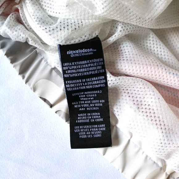 Nickelodeon x Members Only Rocket Power Windbreaker Jacket 1/4 Zip Mens Small - Picture 8 of 11